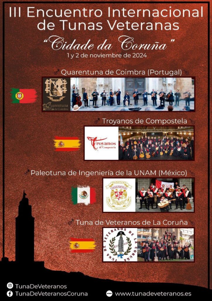 III Encuentro Internacional de Tunas Veteranas “Cidade da Coruña”