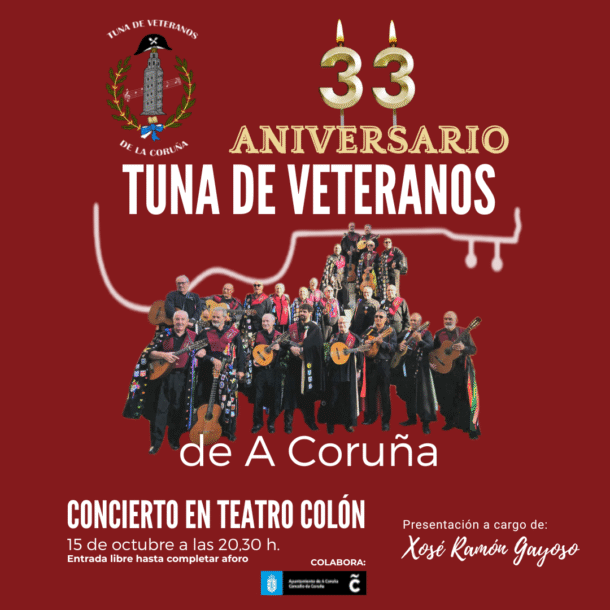 Concie rto aniversario TUNA Veteranos Coruña