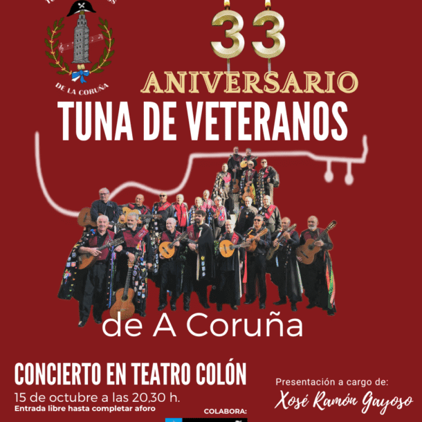 Concie rto aniversario TUNA Veteranos Coruña